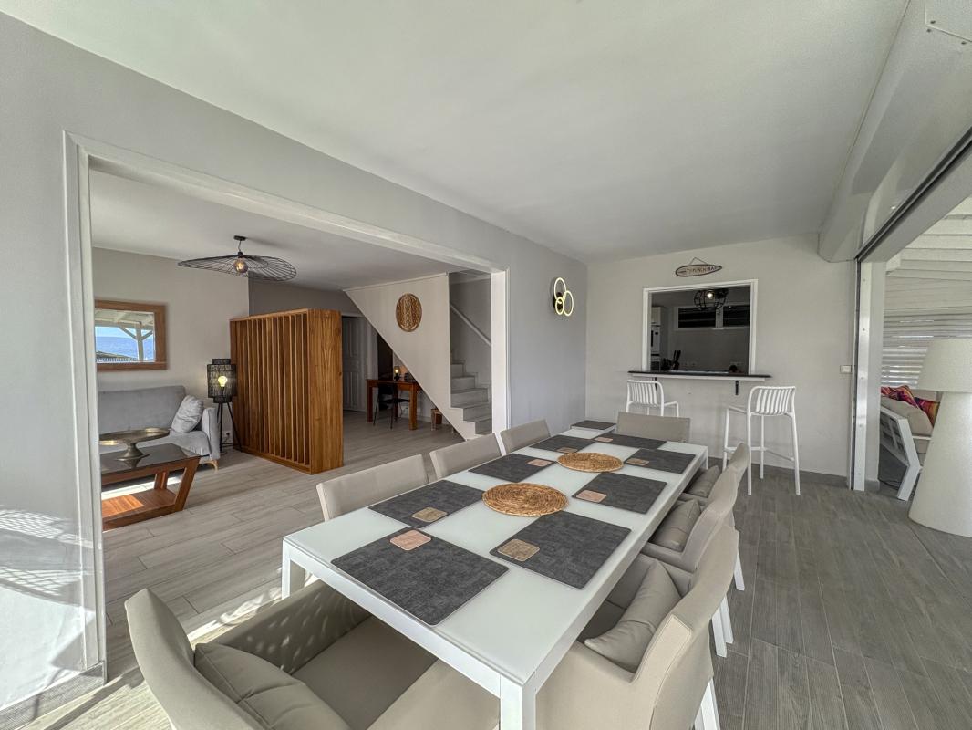 22.Location villa piscine vue mer Saint François Guadeloupe_Terrasse